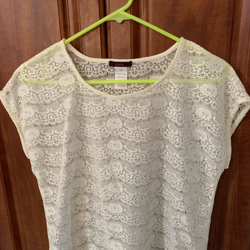 WOMENS MARK. CREAM TOP